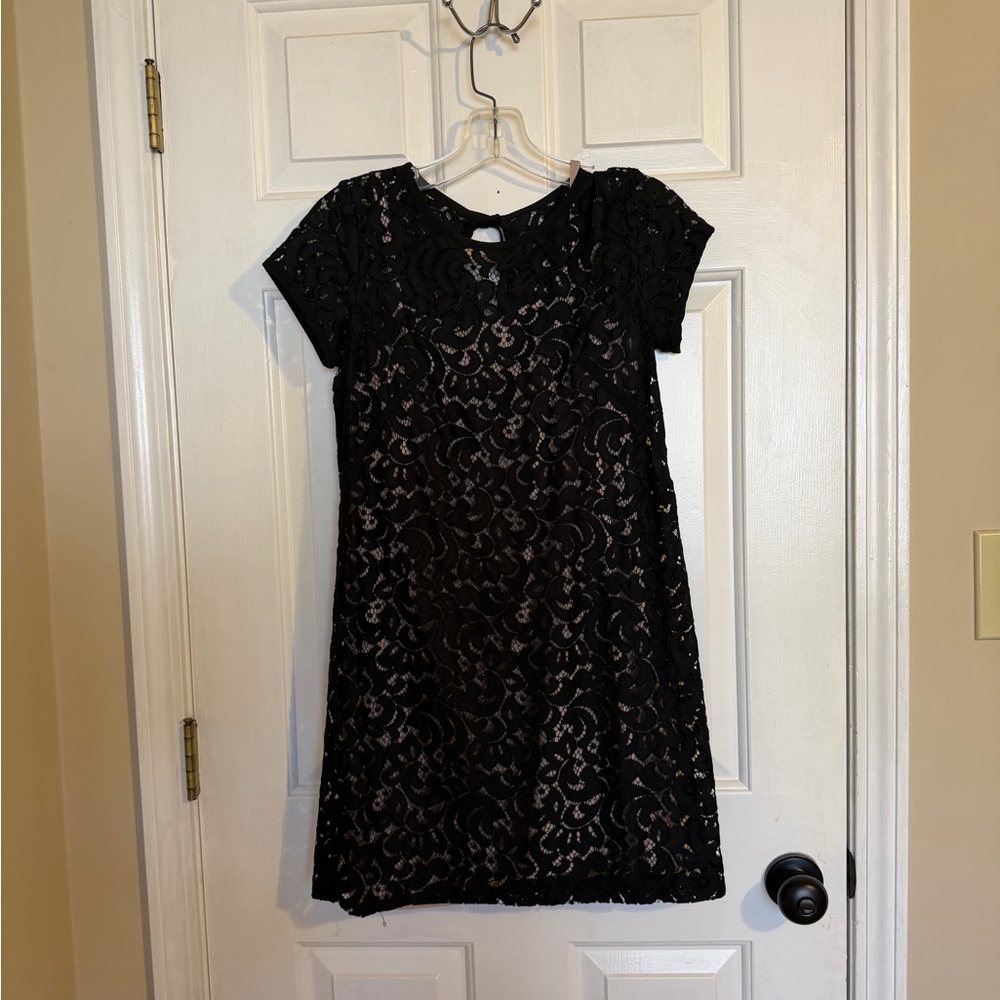 LOFT Black Lace Wedding Dress